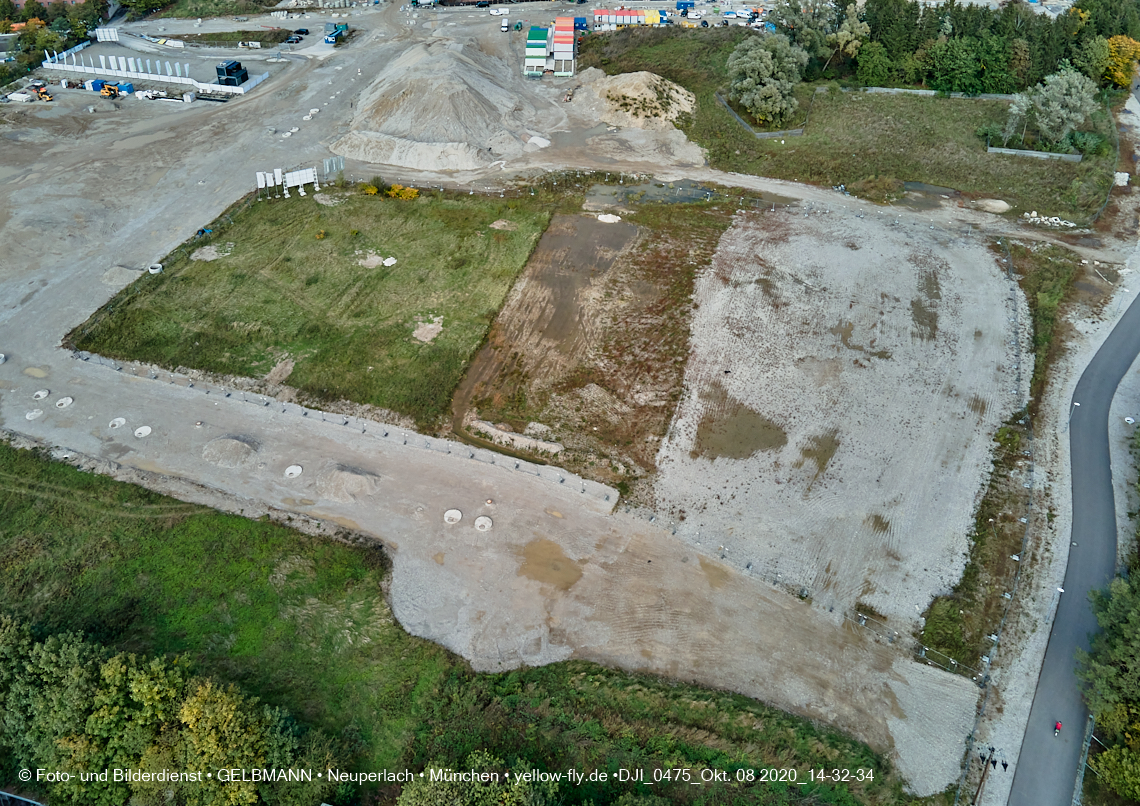 08.10.2020 - Baustelle Alexisquartier und Umgebung in Neuperlach 08.10.2020 - Baustelle Alexisquartier und Umgebung in Neuperlach